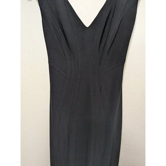 Betsy & Adam Mermaid Gown Size 0 Black Sleeveless Any Occasion Maxi Dress C2 - Picture 8 of 11